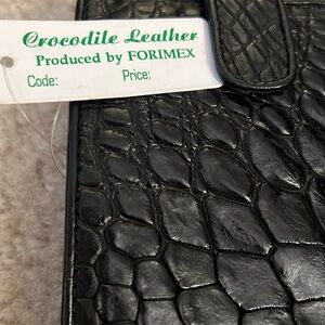 Vintage Crocodile leather men’s wallet